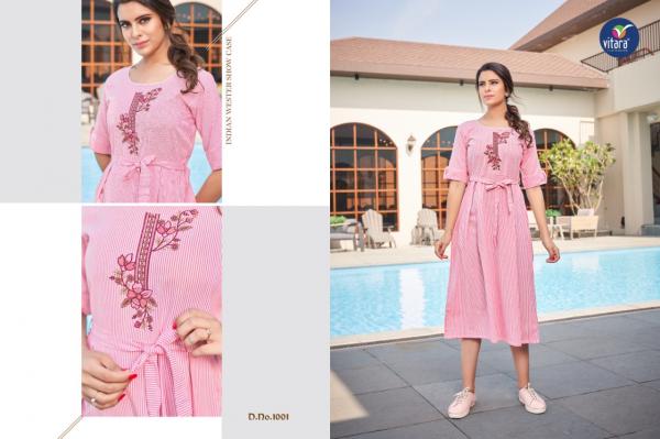 Vitara Vanila Exclusive Cotton Designer Long Kurti Collection